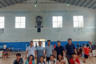 Học sinh trường THCS Phổ Quang đã tham gia cuộc thi đấu Bóng bàn cấp Thị xã tại Nhà thi đấu Phòng GD&ĐT Đức Phổ