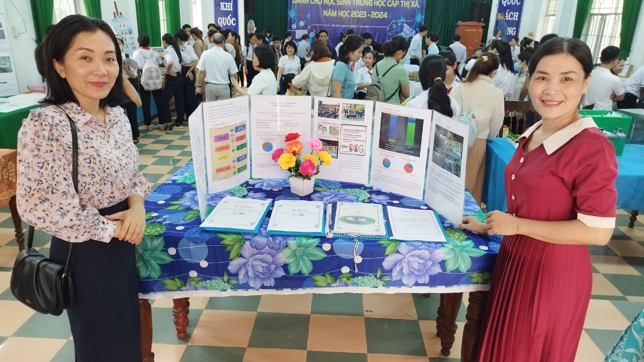 Hội thi Khoa học kỹ thuật cấp Thị xã năm học 2023-2024